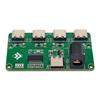 Прочный USB 2.0 концентратор 1-в-4 Type C Разветвитель 480 Мбит/с Высокоскоростной для Ежедневного Домашнего Офиса Использования с Ноутбуком