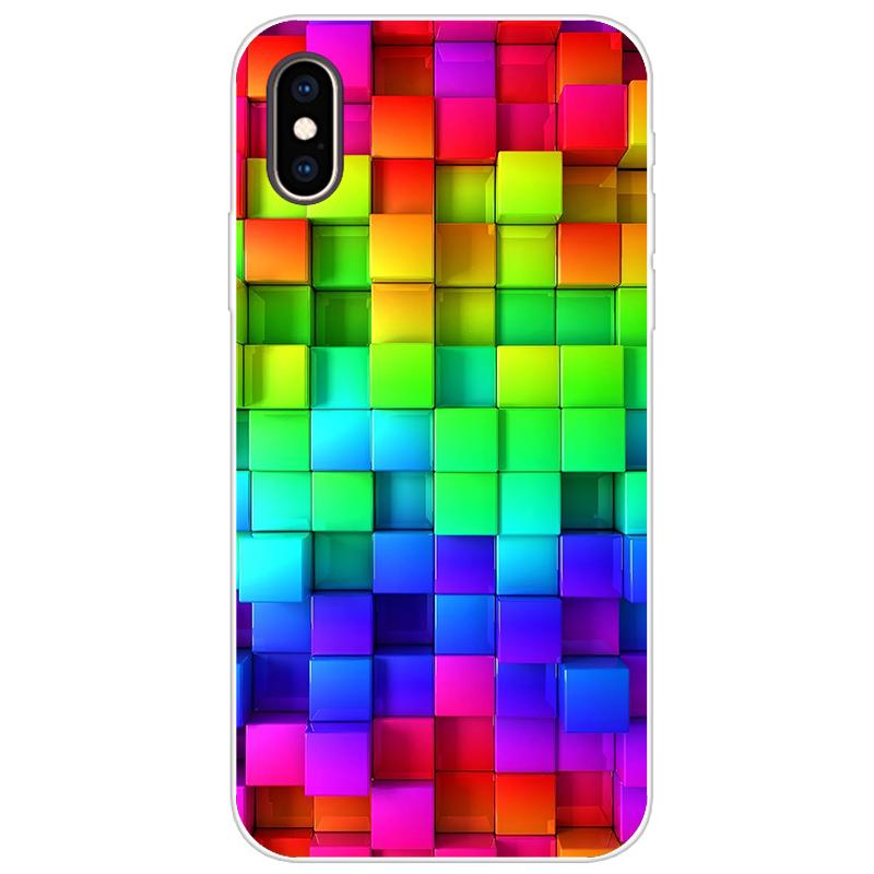 Чехол для iPhone X XS Max XR Чехол окрашенный мягкий силиконовый TPU Задняя крышка для iPhone X XS Max XR Coque Capa Funda Skin ударопрочный