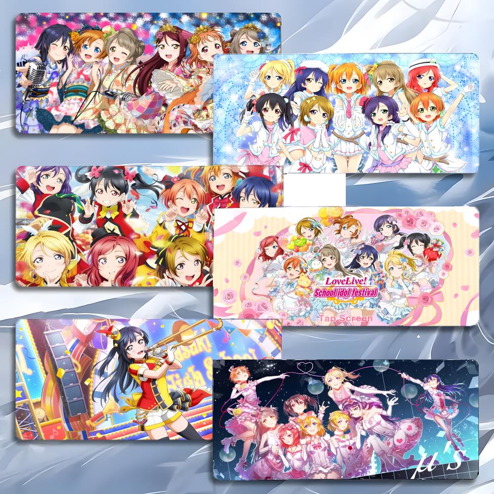 Игровой коврик для мыши LLovelive School Idol Project Серия Коврик для мыши Большой Игровой с блокировкой края Утолщенный Коврик для стола ПК