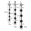 Большие силиконовые анальные бусины шарики анальная пробка анус мастурбатор дилататор расширитель массажер простаты эротические секс-игрушки для взрослых для женщин