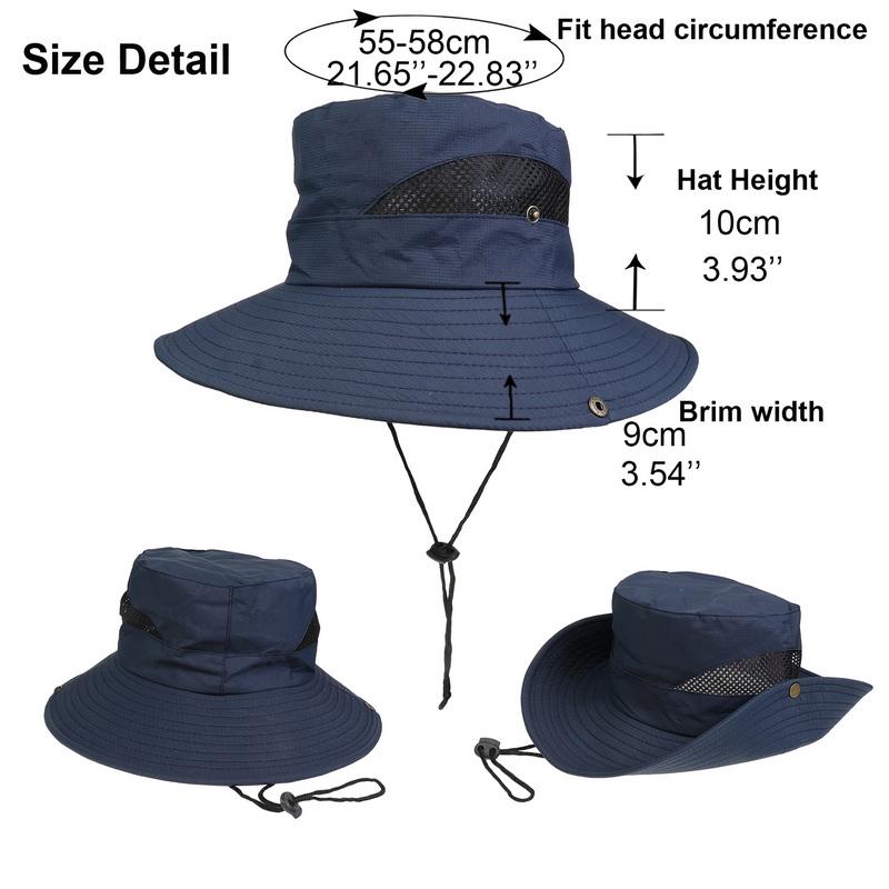 Шляпы от солнца для мужчин, складная шляпа-ведро с широкими полями, защита от ультрафиолета для женщин, сафари, велоспорт, рыбалка, пляжный отдых, пеший туризм, скалолазание на открытом воздухе