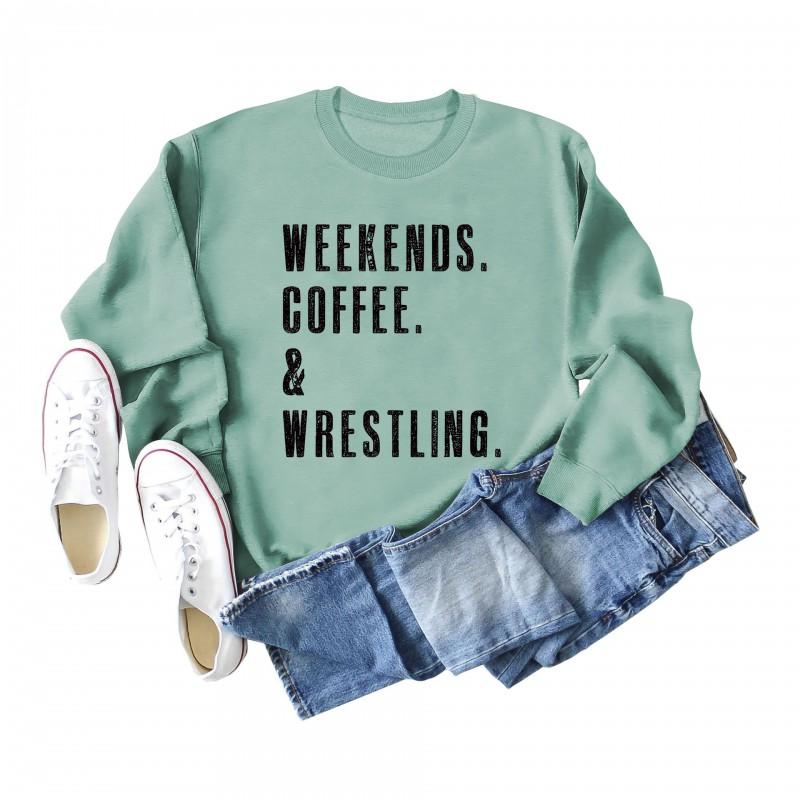 O-Neck Oversized Long Sleeve Hoodie Women - Streetwear Graphic Print Cotton Sweatshirt Winter
