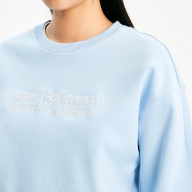 New Balance W Semi Crop Round sWeatshirt nbnce1W222 51 Long Sleeve Tee