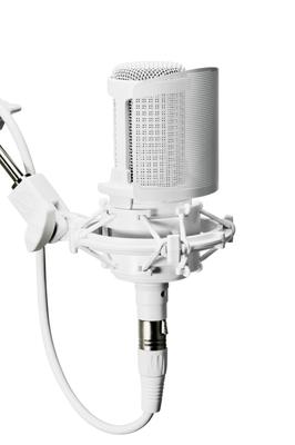 Audio Technica AT2020 CWH конденсаторный микрофон XLR видеораспределитель для домашней записи подкастов прямой трансляции DTM микрофон для записи Limited Complete White Pop