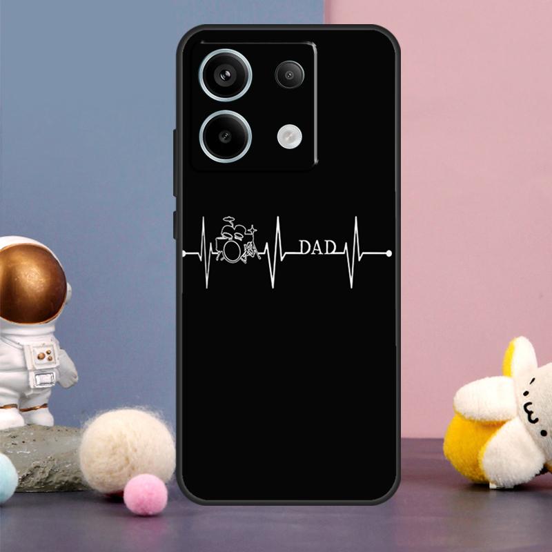 Чехол с рисунком Барабан Барабанщик Музыка DJ для Xiaomi Redmi Note 15 Pro Plus 10 11 12 13 14 Pro Redmi 15 15C 14C 10C 12C 13C
