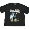Хлопковая футболка The Notorious BIG Biggie Smalls 100% Мужская футболка Топ Мужской размер XL Brooklyn Mint Рэп футболка Черная