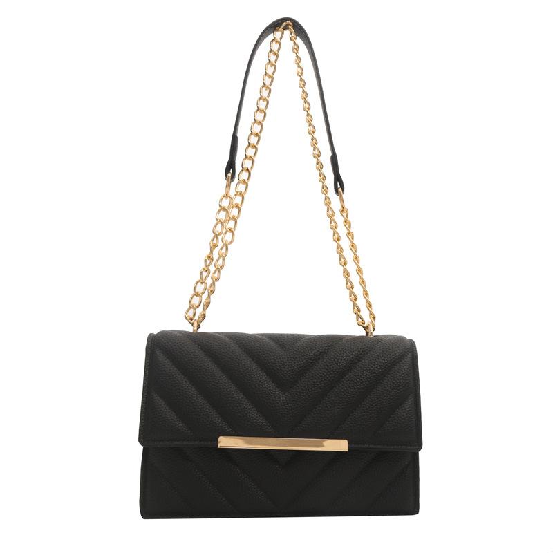 Сумка Commuter, большая вместимость, модная сумка через плечо, сумка через подмышку, цепочка, новая, весна и зима, маленькая квадратная сумка для женщин