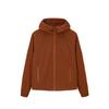 Comfortable Casual Loose Simple Hooded Jacket Women Jackets Sugar-Coffee 162517625-1