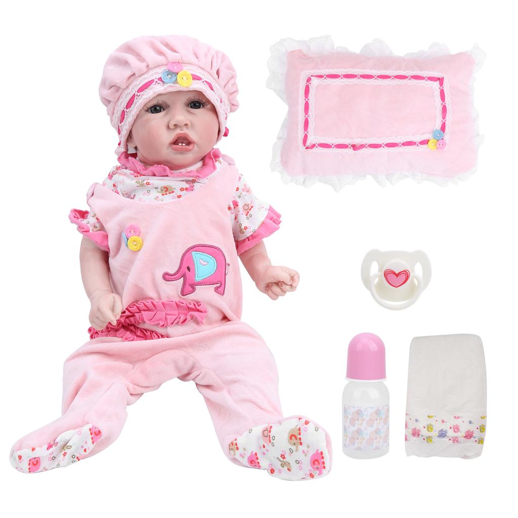 55cm Baby Girl Doll Soft Adorable Full Body Baby Dolls Waterproof Reborn Doll Child Toy