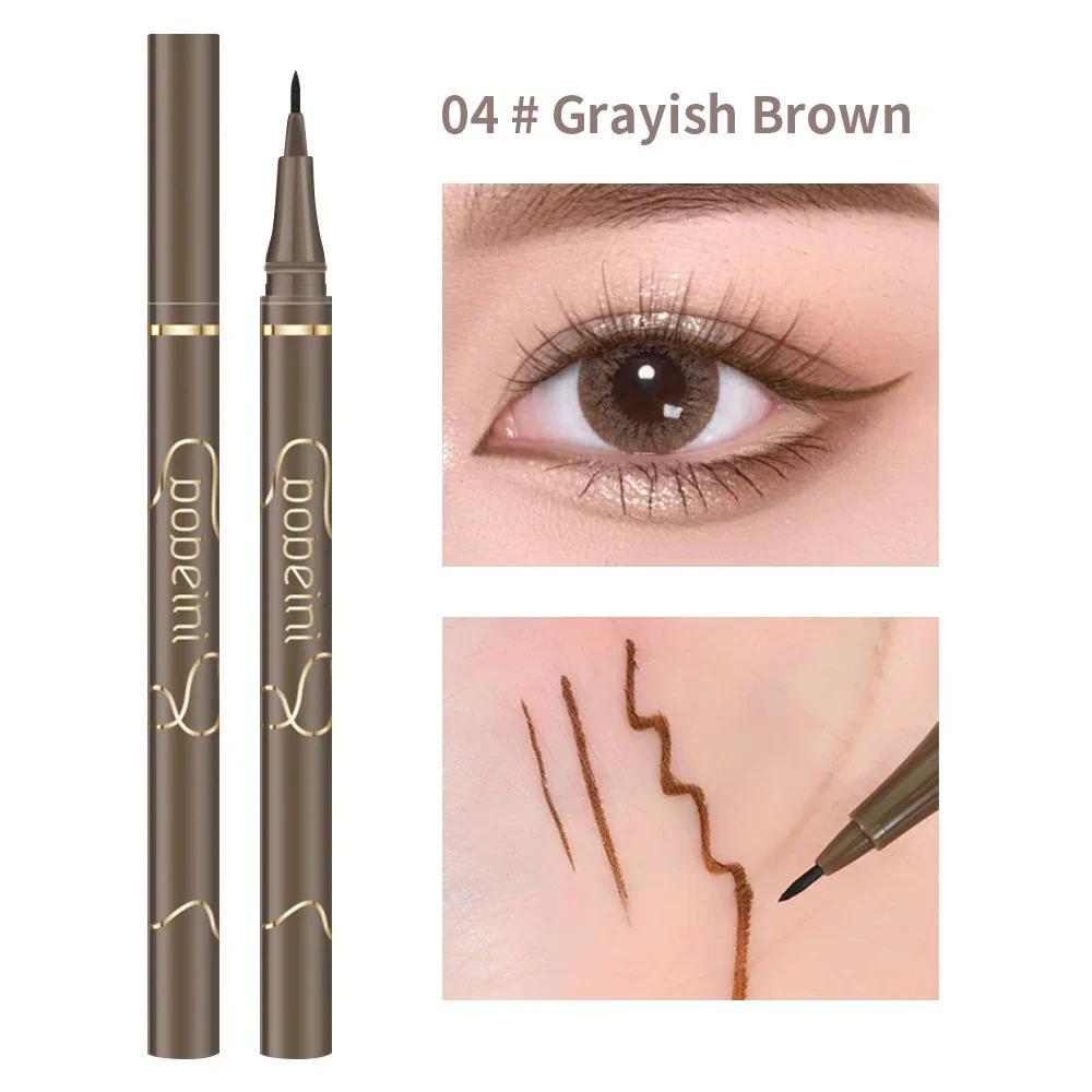 Smooth and Slim Sleeper Eyeliner Natural Three-dimensional Waterproof and Sweat Resistant Liquid Eyeliner Quick-dry Non-smudging Lasting Set Makeup