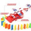 Electric Automatic Laying Domino Brick Train Building Blocks Rocket Toys For Children Colorful Domino Game Educational Toys Gift