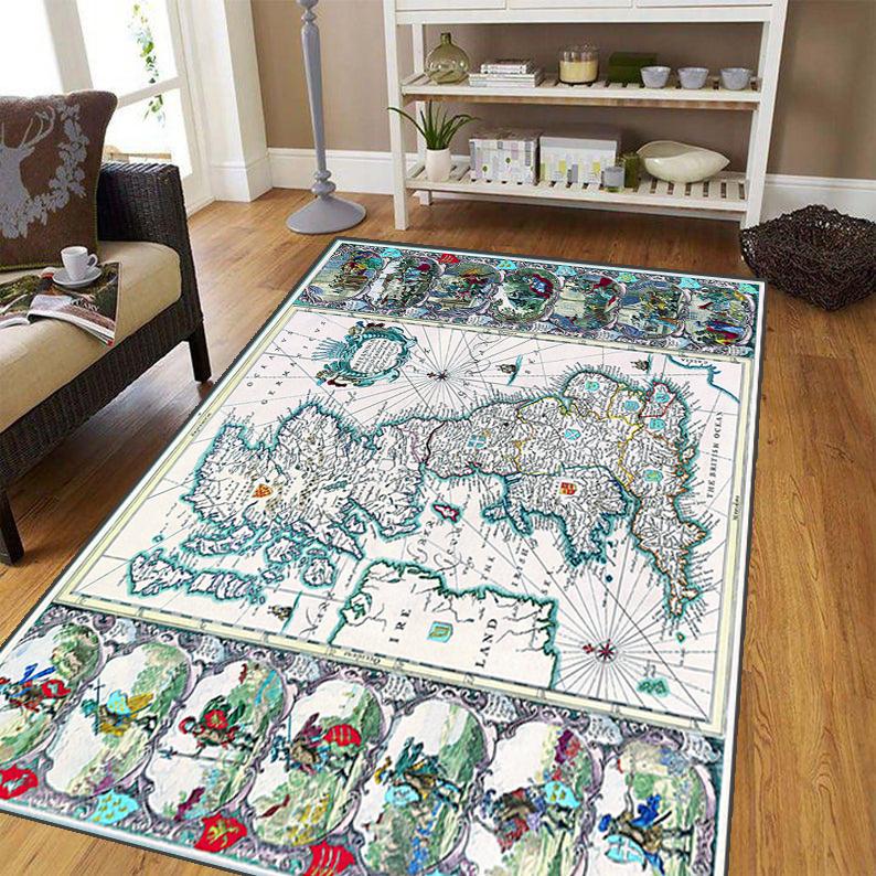 Ковер с навигационной картой древнего мира для гостиной, мягкий фланелевой коврик для спальни, противоскользящий коврик для ванной комнаты, детский игровой коврик