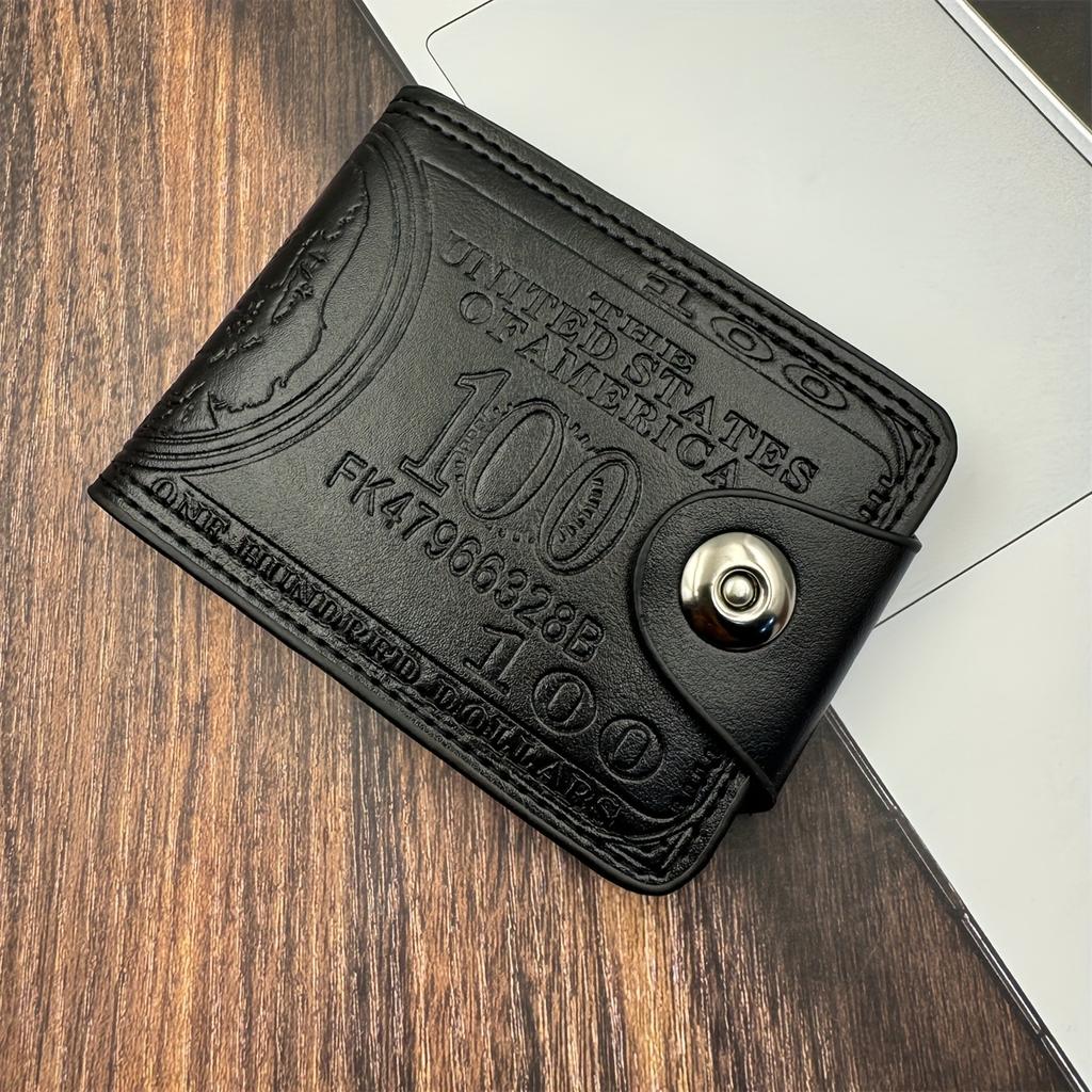 Тонкий кошелек для долларовых купюр - Унисекс, с блокировкой RFID, зажим для кредитных карт, простой кошелек для переднего кармана со слотом для монет/наличных/ID-карты