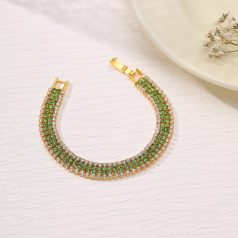 Браслет со стразами для женщин, браслет-цепочка, вечерние украшения, подарки