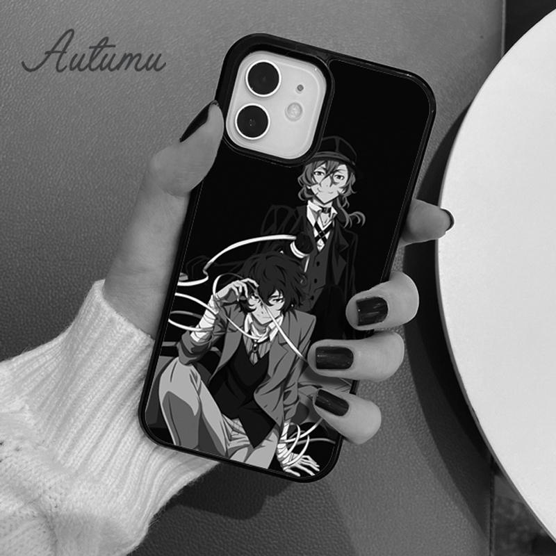 Чехол для телефона Bungou Stray Dogs для iPhone 11 12 13 14 Pro Max mini X XR XS SE 2020 6S 7 8 Plus Samsung Galaxy S21 S22