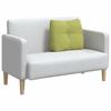 Back Cushion Light Green 60 x 24 x 50 cm Fabric