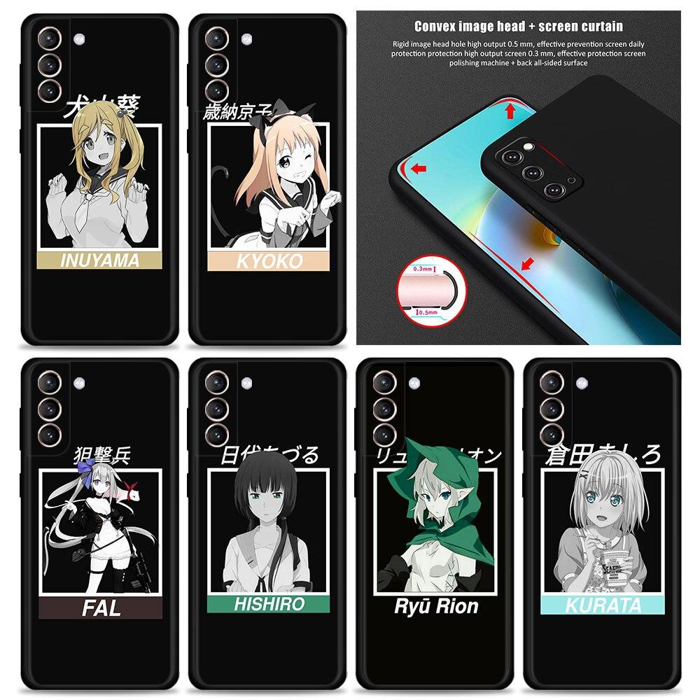 Для samsung s21 чехол Galaxy s20 fe s21 ultra s20 s22 s10 s8 s9 plus s22ultra Note 20ultra 10plus Чехлы Аниме Девушка Кёко Фал