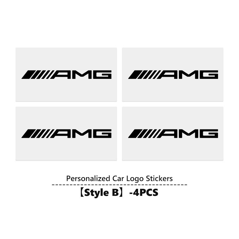 PAD5  Car Stickers Body Glass Center Console Decorative Stickers For AMG Mercedes Benz CITAN VITO SPRINTER CLS SLK W202 W203 W204 W205