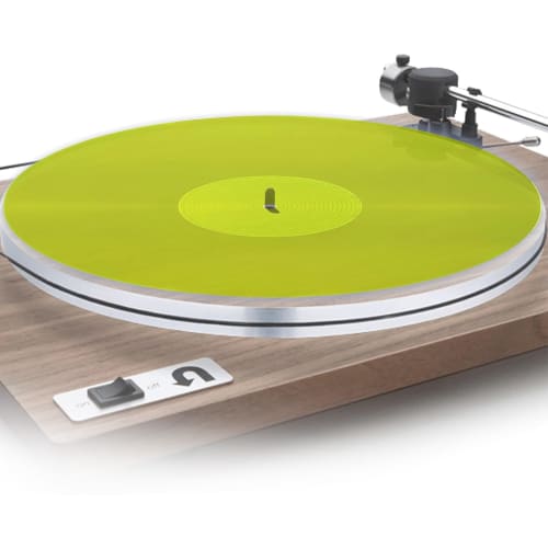 Turntable Mat, Acrylic Turntable Platter Mat, Precision-machined Record Player Mat Fits Standard 12-inch Platters, Professionally Tuned for Improved S