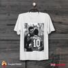 Pele And Muhammed Ali Clay Meet Football Boxer Vintage T Shirt B85