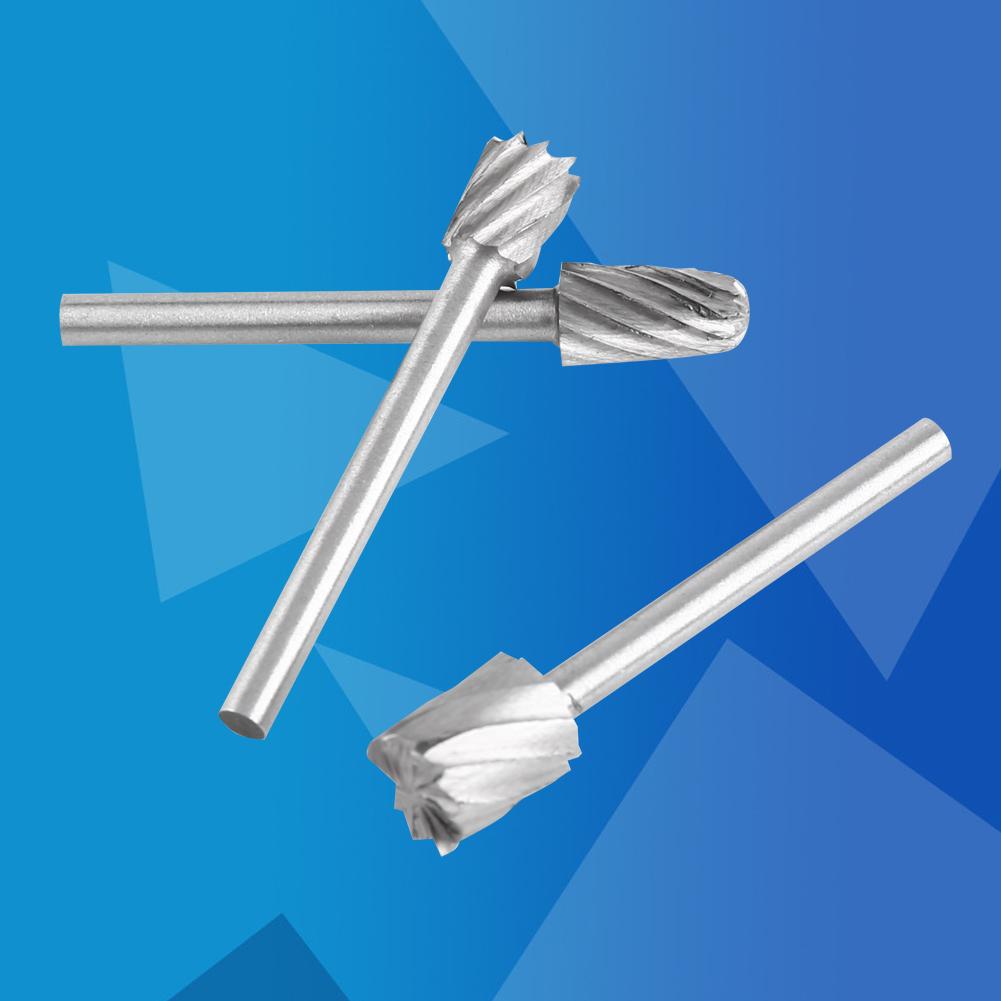 10 шт. фрезы из быстрорежущей стали, вращающиеся напильники, набор инструментов для резьбы по дереву, хвостовик 18 дюймов