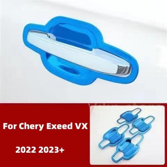 Для Chery Exeed VX 2022 2023 + дверная ручка, чаша, защитные наклейки из нержавеющей стали, ручка для предотвращения столкновений