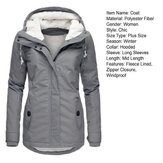 Зимнее пуховое пальто с подкладкой, капюшоном и карманами, застежка-молния, парка с завязками на шнурке