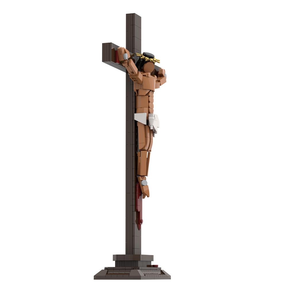 Нетоксичные строительные блоки Gobricks Moc Распятие Иисуса Игрушки Подарок