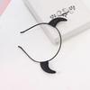 Dark Series Devil Horn Headband for Halloween Scary Hairhoop Party Headband Stage Show Hairband Cosplay Costume Headwear