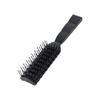 Black Anti-static Heat Comb Plastic Massage Ribs Hair Comb Detangling Vent Brush  Barber