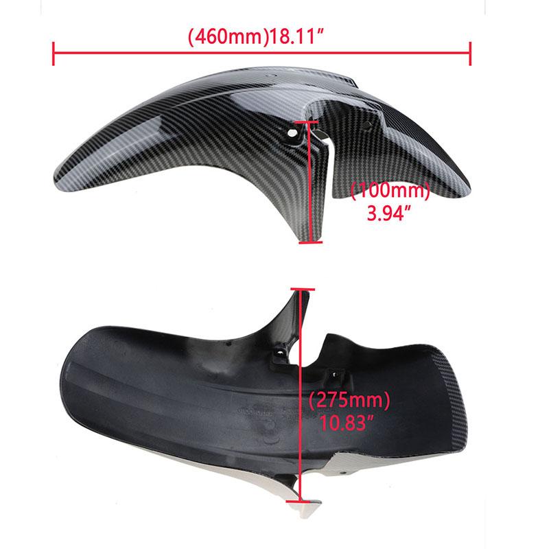 Мотоциклетный передний брызговик с узором из углеродного волокна, обтекатель крыла, подходит для Honda CB250F CB600F CB900F CB1300 Hornet 250 600 900