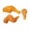 Realistic Simulation Chicken Artificial Ornaments Lifelike Fake Cooked Chicken Meat Model for Home Shops Party Displaying Props