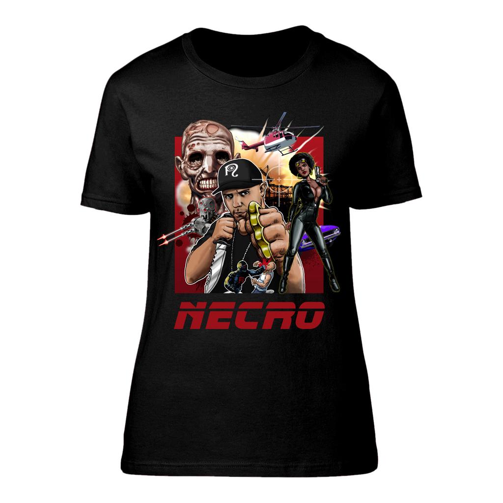 Necro Absolut Horror Бутылка Повседневная Футболка Люксовый Бренд для Мужчин и Женщин Топ 2026 Забавная Логотип