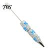 Gift Pen for Women Glitter Beadable Ballpoint Pen, Rhinestone Bow Beaded Handmade DIY Decorative Writing Bling Black Ink Pens Making, School
