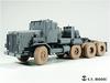 ET Model 1/35 Scale Modern US Army M911 C-HET (8x6) Tank Transport Truck with Weight-Deforming Tires for Meng Models, Plastic Model Parts P35-118