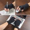 Leather Label Antler Men Wool Mittens Half-finger Gloves Female Gloves Knitted Cashmere Gloves