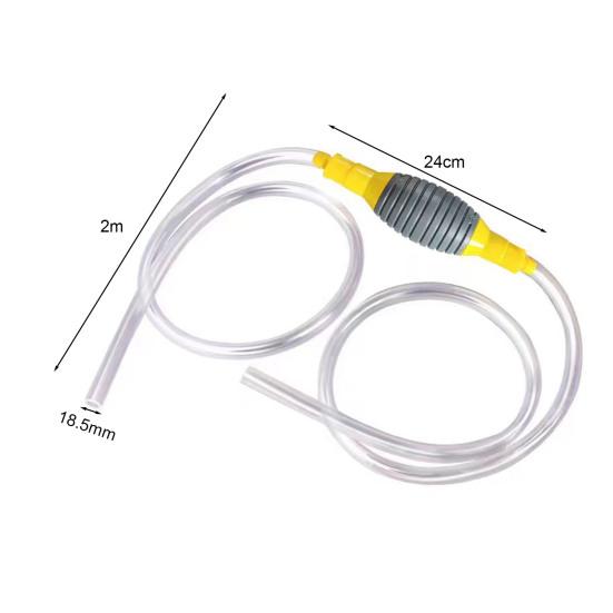 Портативный ручной насос для перекачки топлива с гибким шлангом, простой в использовании, многоразовый, универсальный сифонный насос, насос для перекачки жидкости