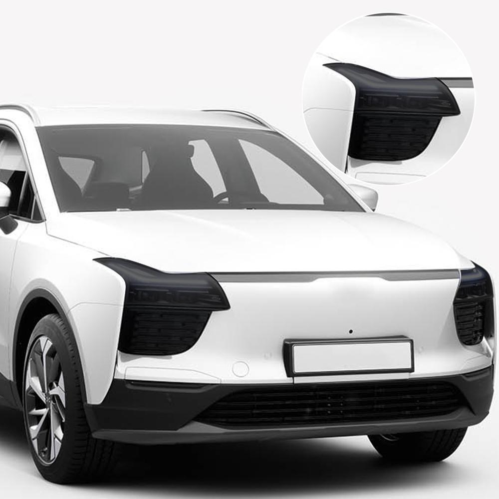 Защитная пленка PPF из ТПУ с защитой от царапин для фар Aiways U5 2020-2026, высокоглянцевая, дымчато-черная, предварительно вырезанный виниловый комплект