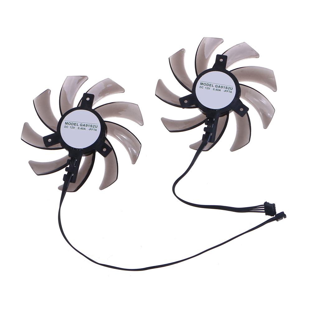 85мм GA91S2U 4Pin GTX 1660 1660Ti RTX2060 RTX2070 Вентилятор видеокарты для PNY Palit RTX 2060 SUPER 2070 Двойной кулер GPU