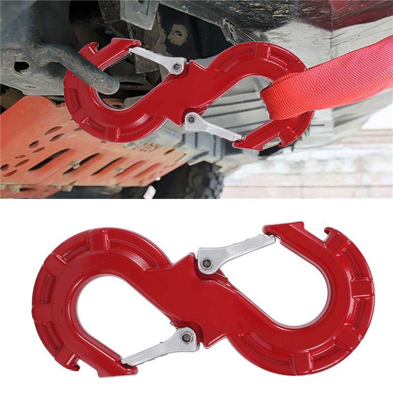 ABLZ-S-Shape Quick Rescue Shackle Trailer Winch Hook Car JK Offroad Towing Recovery Kits 4X4 Auto Winch Trailer Shackle
