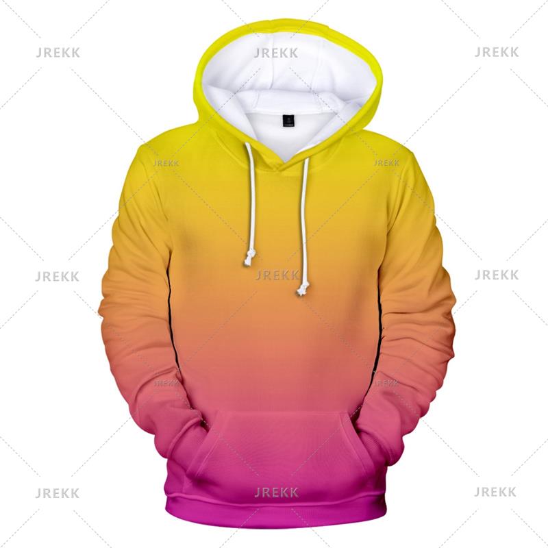 Градиентная красочная толстовка с капюшоном с 3D-принтом, унисекс, свободная, большого размера, весна-осень, женская, новый дизайн, крутая уличная одежда, пальто, свитшот