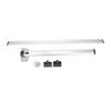 725mm RV Foldable Table Leg Aluminium Alloy Detachable Wall Mount Leg Stand with Guide Rail for RV Motorhome Vehicle