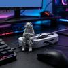 Без запаха Скульптура Черепа 3D Печатная Статуэтка Сидящего Скелета, Декор для Помещений на Хэллоуин, Миниатюрная Статуэтка для Дома в Гостиную
