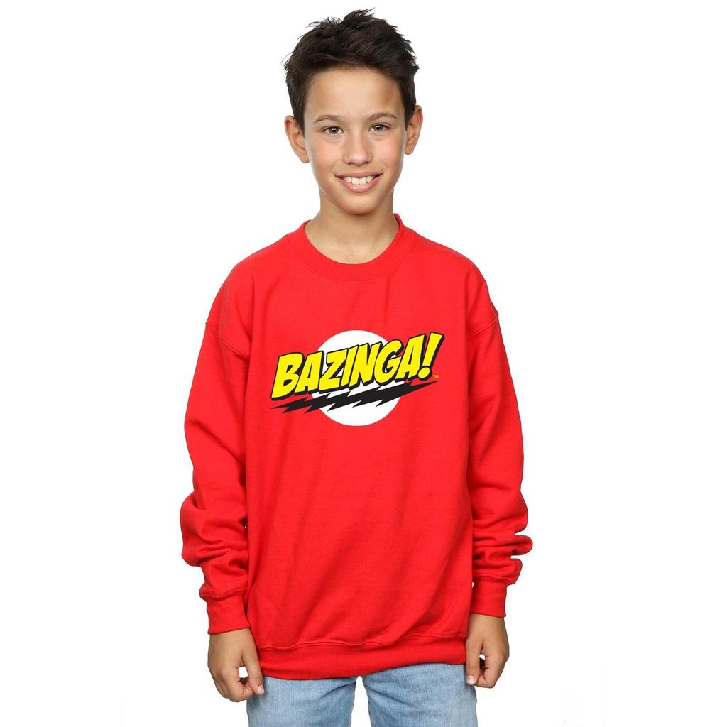 The Big Bang Theory Boys Sheldon Bazinga Sweatshirt
