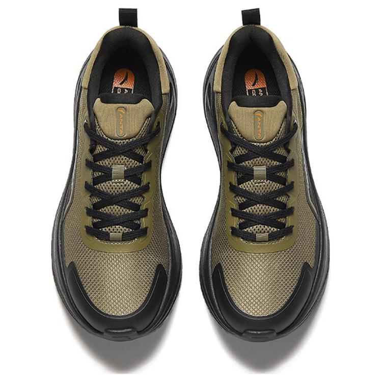 Anta Le Dao Удобные Универсальные Нескользящие Износостойкие Амортизирующие Низкие Тренировочные Кроссовки Мужские кроссовки Зеленые Черные 112517719-5