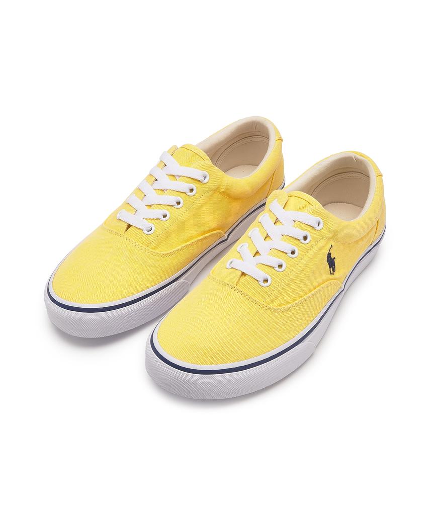 Кеды Polo Ralph Lauren из холста Kitten Wash - Желтые