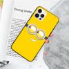 JM33 Желтый Миньон Черный Мягкий Чехол для OPPO Reno 8 6 5 4 Pro Plus Find X3 A17 A3 A31 A38 A40 A53 A54 A55 A74 A76 A78 A77 A80 A94 A95 A96 Lite