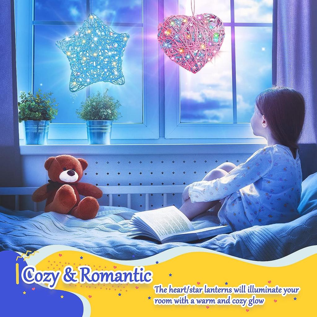 3D-ниточный художественный набор, набор для рукоделия, детские подарки для девочек для игр от 9 до 12 лет, фонари, украшения ручной работы