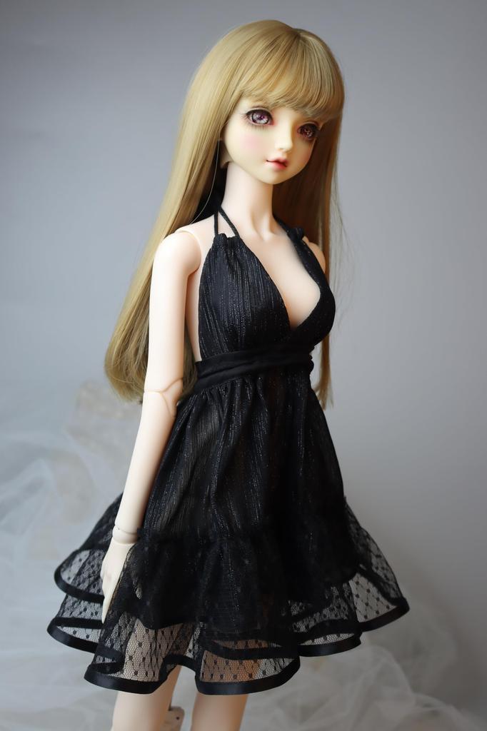 HAMRETHYPPZ Одежда для BJD Одежда для BJD Кукла BJD Черный Шифон Сексуальный Сексуальный Сексуальный Наряд и Тело Не Черные 1/3 1/4 1/6 Детский Комплект, Детская Юбка,