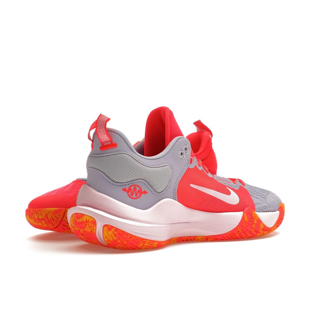 Nike Giannis Immortality 2 GS Hot Punch Mismatched Kids Sneakers Multi-Color Pink-Foam Laser-Orange DQ1943-600